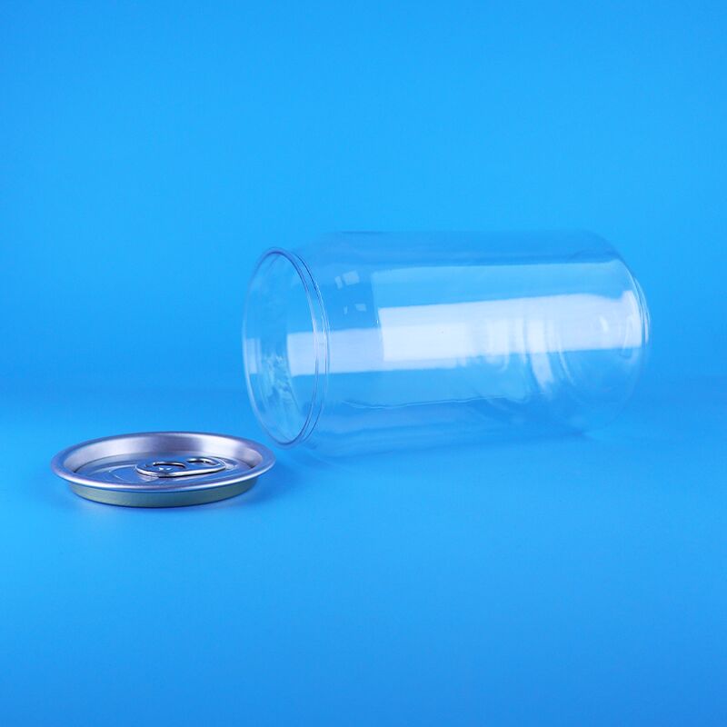 قوطی 330 میلی لیتر شفاف پلاستیکی PET با پوشش آسان برای قهوه، چای، شیر و نوشیدنی های گازی