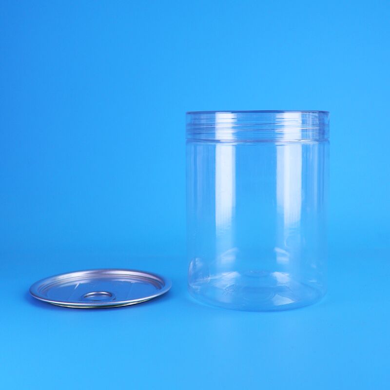 Custom Food Grade Leak Proof PET Storage Jar with Screw Cap for Candy and Nuts