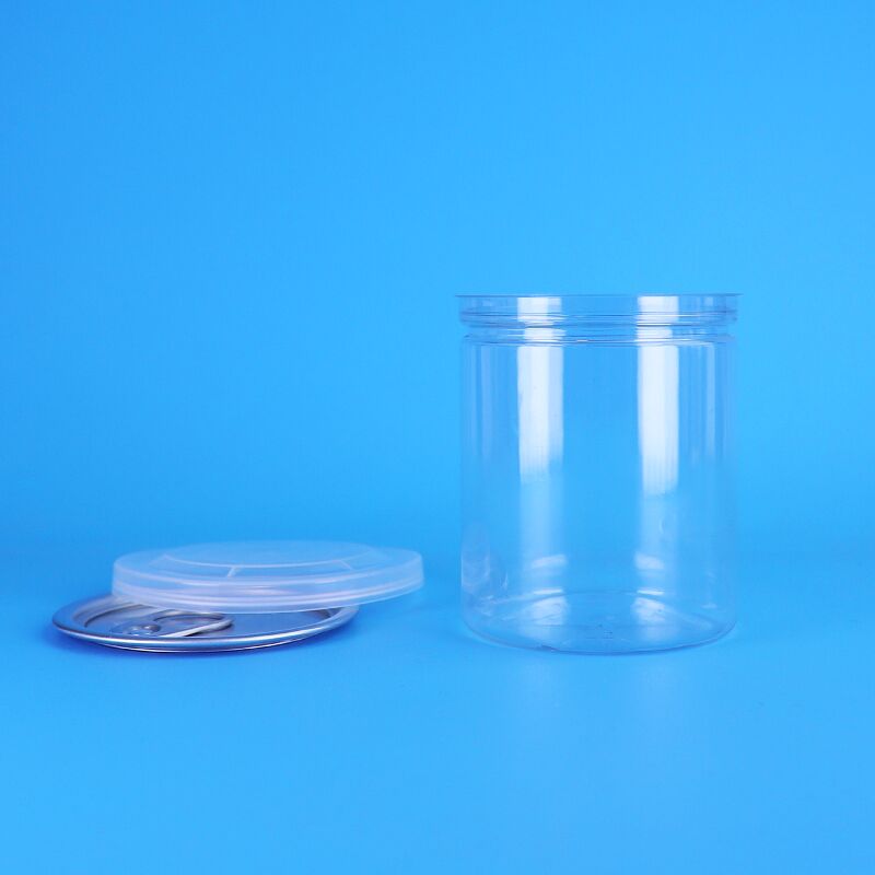 Food Grade Leak Proof Custom Design Small PET Plastic Canister with Easy Open Lid
