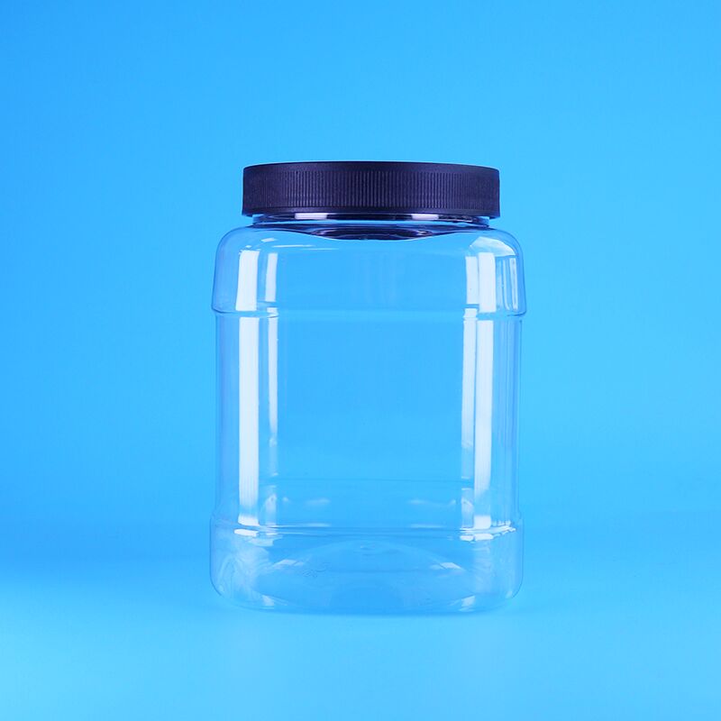 بطری پلاستیکی PET مربع سفارشی با پوشش صاف پیچ - راه حل ذخیره سازی مواد غذایی بدون BPA