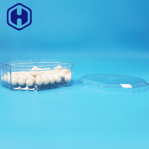 میوه های خشک خالی میوه های شیرین جوانه های کوکی های پلاستیکی PET بسته بندی هشت گوشه ای جعبه درجه غذایی