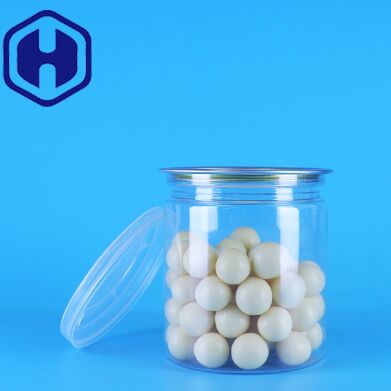 ليك پروف آسان بسته باز شفاف دور اسنک Candy PET پلاستیک قوطي بسته بندی مواد غذایی