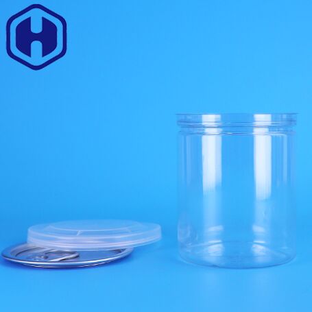 قوطی پلاستیکی شفاف PET کوچک با درب آسان بازشو سفارشی برای مغزها و غذای کودک