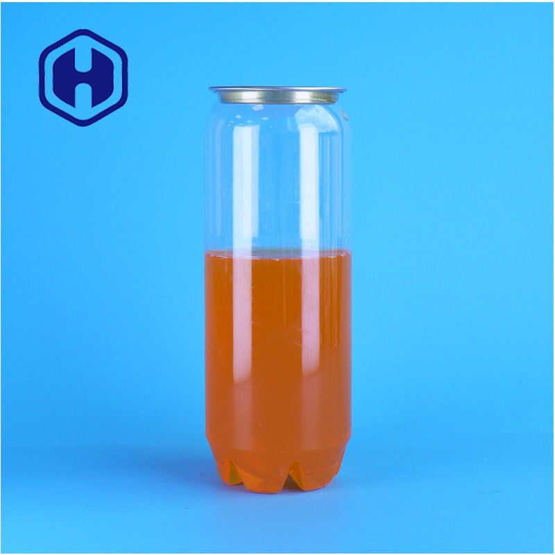 درب قابل باز کردن آسان سفارشی قوطی PET شفاف برای بسته بندی نوشیدنی پروتئینی کارخانه بطری نوشیدنی