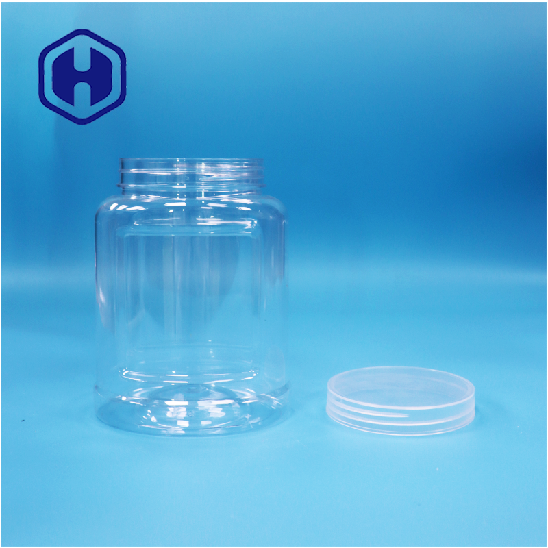 کپسول ضد دستکاری مواد غذایی شفاف PET شیشه پلاستیکی برای آجیل مواد غذایی نودل های شیرین
