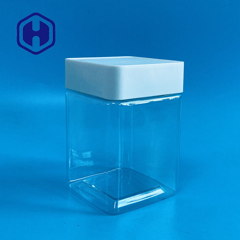 شیشه کلوچه پلاستیکی حیوان خانگی شفاف برای خرما بذر گل ختمی میوه سبزی خشک گردو