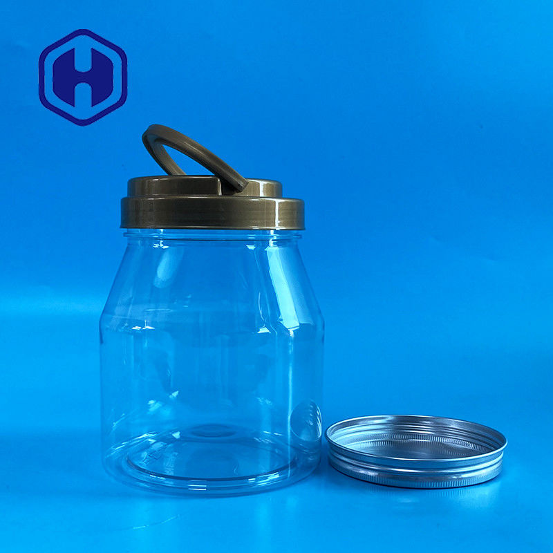 شیشه های پلاستیکی شفاف 900ml 30oz خالص برای کراکر میان وعده سگ گربه Konjac