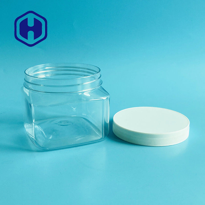 500 گرم 17.63oz شیشه پلاستیکی لوازم آرایشی و بهداشتی برای پودر بچه کرم اسکراب بدن