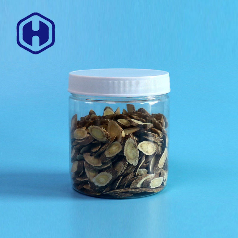 کوزه های پلاستیکی آدامس جویدنی آدامس قند 510 میلی لیتری 87 میلی متری ضد نشتی ظروف ذخیره سازی PET