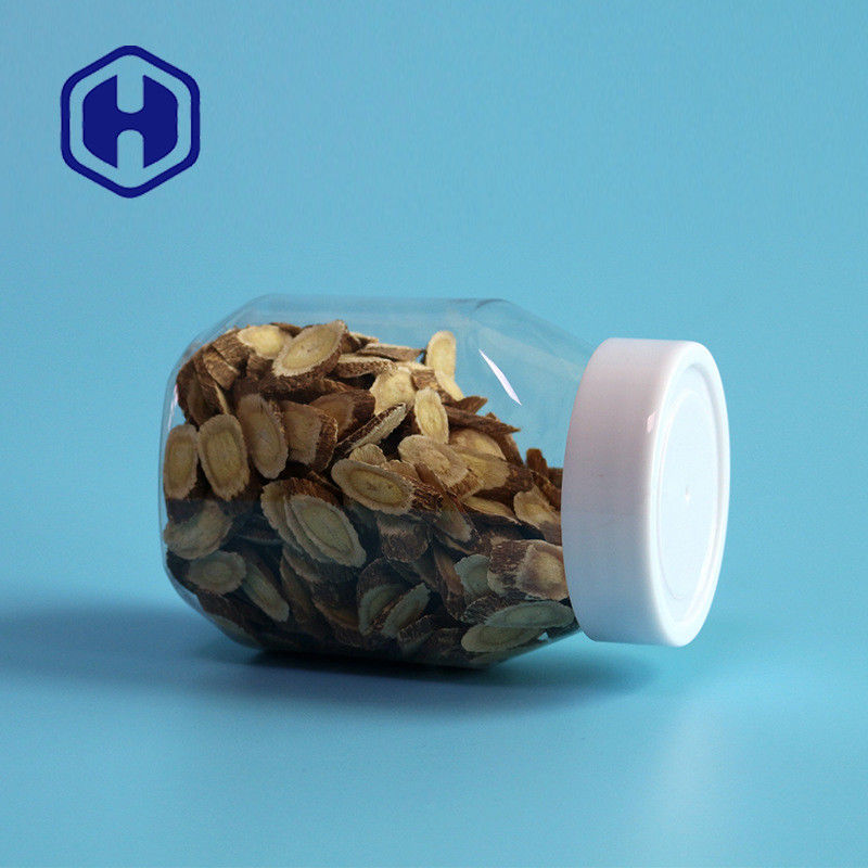 رنگ شفاف شیشه کره بادام زمینی پلاستیکی 390 میلی لیتری 13 اونس غیر سمی