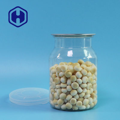 قوطی 510 میلی لیتری Clear PET برای بسته بندی آجیل به راحتی باز کنید و بیاورید