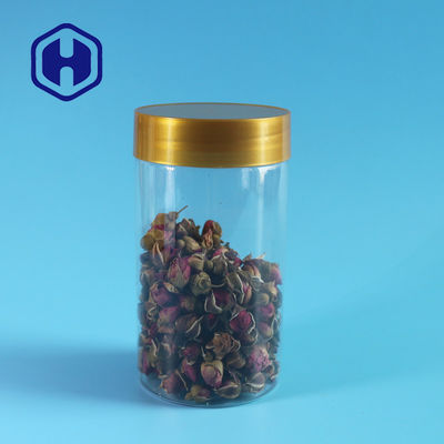 گرد صاف 300 میلی لیتر شیشه پلاستیکی هوابند غذا ایمن 116 میلی متر ارتفاع