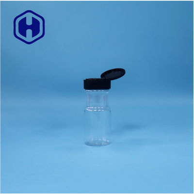 مواد پلاستیکی شفاف عطر نمک فلفل سیاه پودر باسلون بطری PET Flip Top