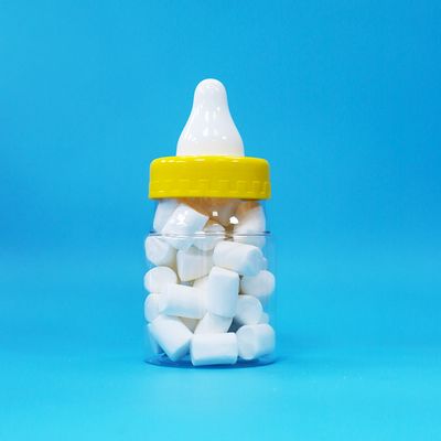 مواد غذایی شفاف PET پلاستیکی مهر و موم قوطی پیچ کپسول برای مواد غذایی شیرینی کوکی