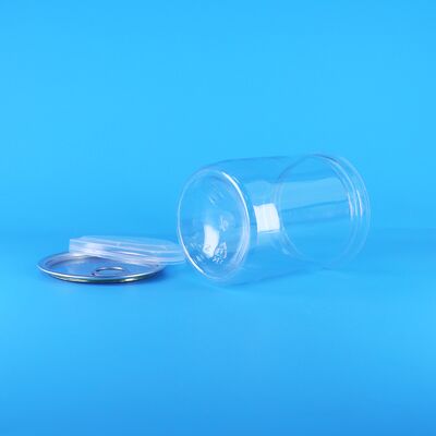 بادام زمینی ارگانیک وحشی جنگلی غذای خشک انتهای آسان باز شونده لوله پلاستیکی شفاف قوطی پاپ کورن