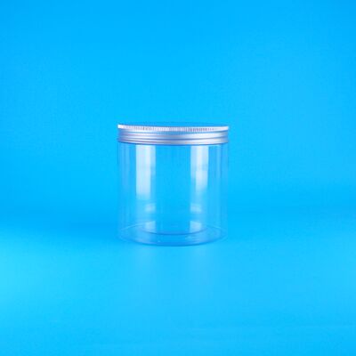 سیلندر آسان بسته بندی بسته بندی غذا قهوه شیرینی کوکی های چای گل رز شیشه پلاستیکی شفاف PET