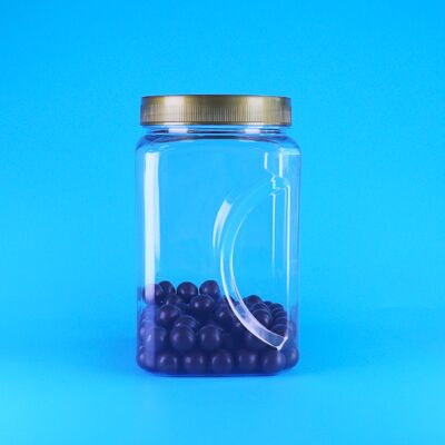 پیت شفاف قهوه ای پوشه پلاستیکی درجه غذایی لولی پاپ بادام خشک جک فروت قوطی