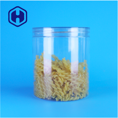 BPA رایگان صاف پیچ بالا کاپ PET ظرف سفارشی برای خشک حیوانات خانگی مواد غذایی کیک میوه های خشک بسته بندی مواد غذایی